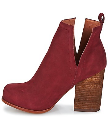 Bottines femmes Jeffrey Campbell Oshea nubuck Bordeaux