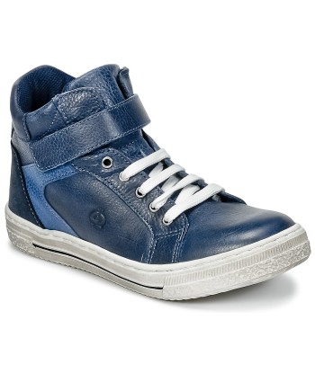 Baskets montantes enfant garcons Citrouille et Compagnie HOCHOU Bleu