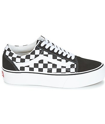 Baskets basses femmes Vans UA OLD SKOOL PLATFORM Noir
