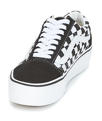 Baskets basses femmes Vans UA OLD SKOOL PLATFORM Noir