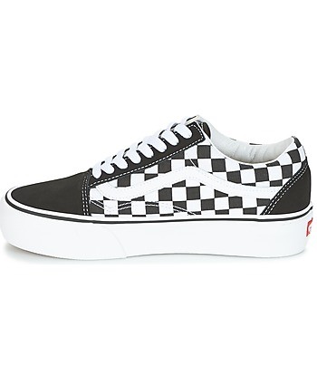 Baskets basses femmes Vans UA OLD SKOOL PLATFORM Noir