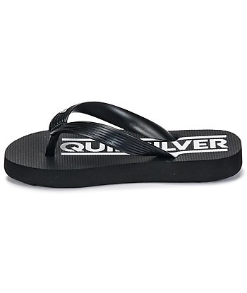 Tongs enfant garcons Quiksilver JAVA WORDMARKYT B SNDL XKKW Noir