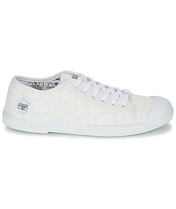 Baskets basses femmes Le Temps des Cerises BASIC 02 Blanc