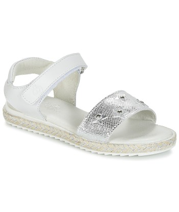 Sandales enfant filles Citrouille et Compagnie ILEVANDOK Blanc