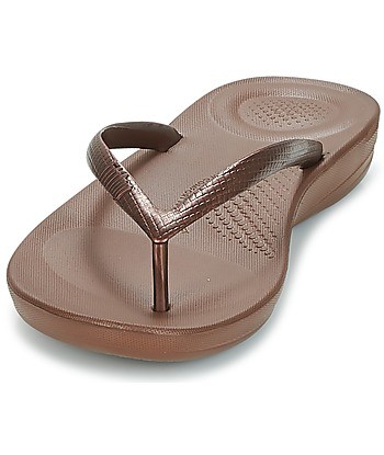 Tongs femmes FitFlop IQUSHION ERGONOMIC FLIP-FLOPS Marron
