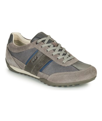 Baskets basses hommes Geox U WELLS C Gris