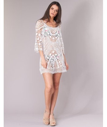 Robe courte femmes Banana Moon MAGBY DREAMLAND Blanc
