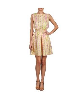 Robe courte femmes Manoush FLAMINGO Multicolore