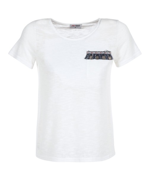 T-shirt femmes Yurban ITNOLA Blanc