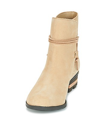 Boots femmes Sorel Farah Short Beige