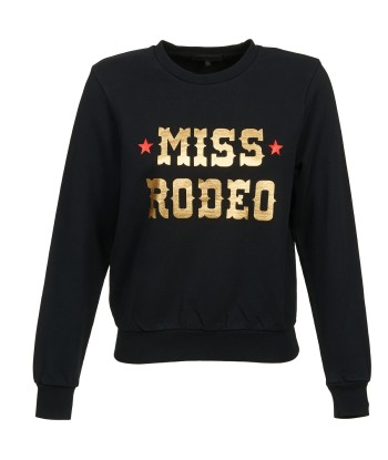 Sweat-shirt femmes American Retro MIRKO Noir