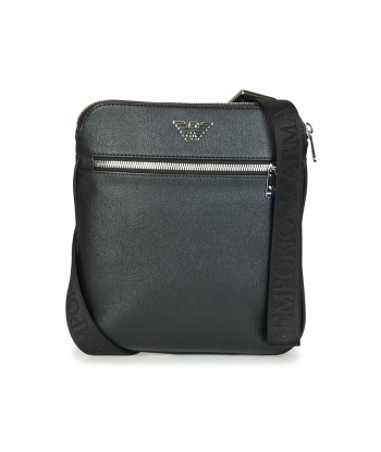 Sacoche hommes Emporio Armani BUSINESS FLAT MESSENGER BAG Noir