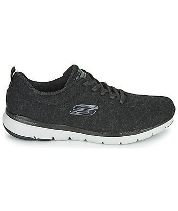 Chaussures femmes Skechers FLEX APPEAL 3.0 PLUSH JOY Noir