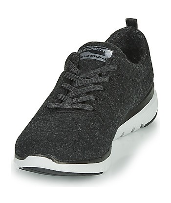 Chaussures femmes Skechers FLEX APPEAL 3.0 PLUSH JOY Noir