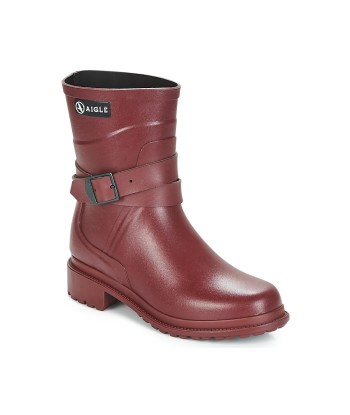 Bottes femmes Aigle MACADAMES MID Rouge
