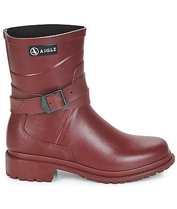 Bottes femmes Aigle MACADAMES MID Rouge