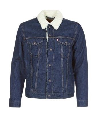Veste hommes Levis TYPE 3 SHERPA TRUCKER Marine