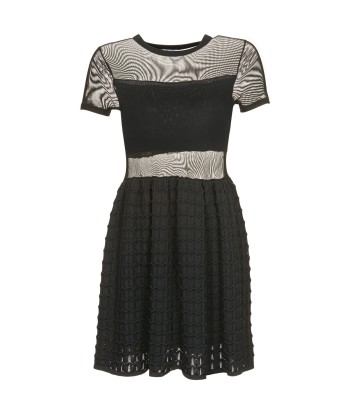 Robe courte femmes Brigitte Bardot ALBERTINE Noir