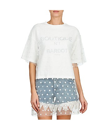 Sweat-shirt femmes Brigitte Bardot ANASTASIE Blanc