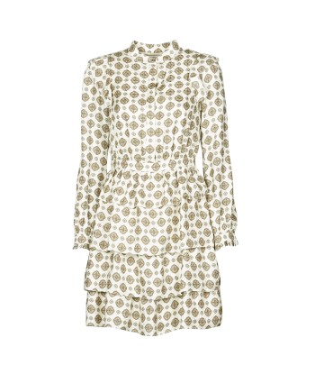 Robe courte femmes MICHAEL Michael Kors LUX MEDLN PINDOT DRS Beige