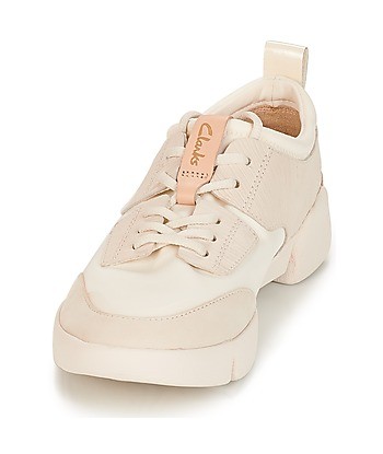 Baskets basses femmes Clarks Tri Spirit Beige