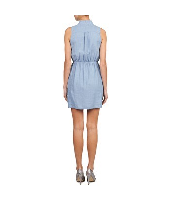 Robe courte femmes Gant O. INDIGO JACQUARD Bleu