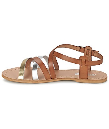 Sandales femmes So Size AVELA Marron