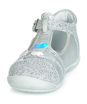 Ballerines enfant filles GBB MERTONE Argenté