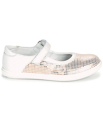 Ballerines enfant filles GBB PLACIDA Blanc