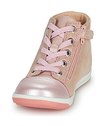 Baskets montantes enfant filles Little Mary VITAMINE Rose