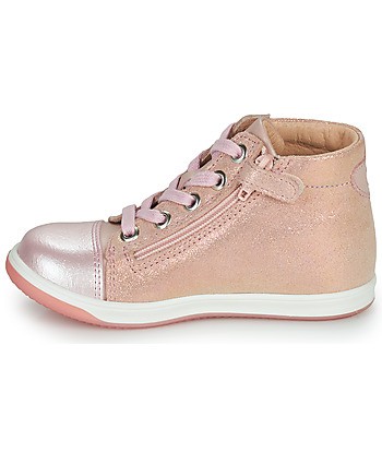 Baskets montantes enfant filles Little Mary VITAMINE Rose