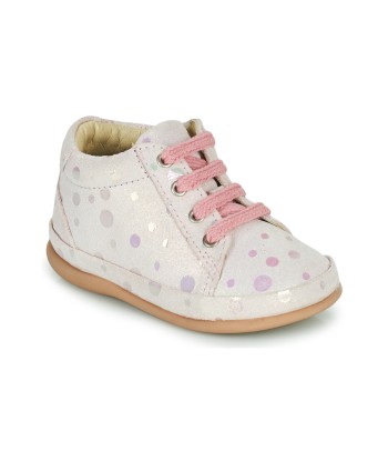 Baskets montantes enfant filles Little Mary GAMBARDE Rose