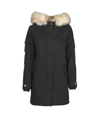 Parka femmes Only ONLMAY FUR CANVAS PARKA CC OTW Noir