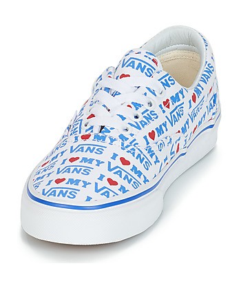 Baskets basses femmes Vans ERA Blanc