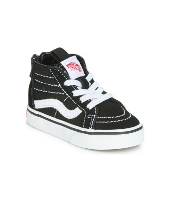 Baskets montantes enfant garcons Vans SK8-HI ZIP Noir