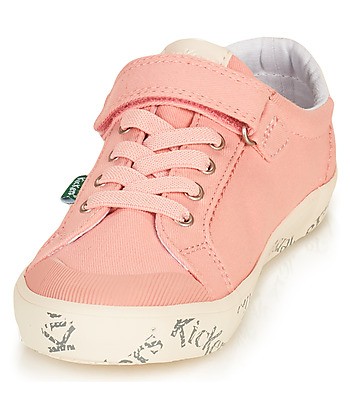 Baskets basses enfant filles Kickers GODY Rose