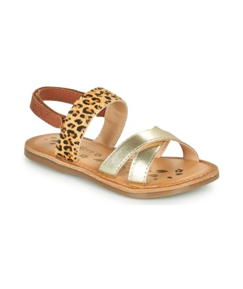 Sandales enfant filles Kickers DYACROSS Doré
