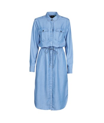 Robe femmes G-Star Raw Rovic maxi shirt dress ls Bleu
