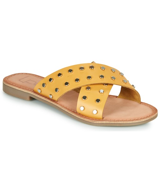 Mules femmes Les Petites Bombes BELMA Jaune