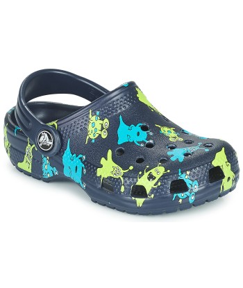 Sabots enfant garcons Crocs CLASSIC MONSTER PRINT CLOG T Bleu