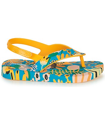 Tongs enfant garcons Melissa MINI MELISSA  IPANEMA Jaune