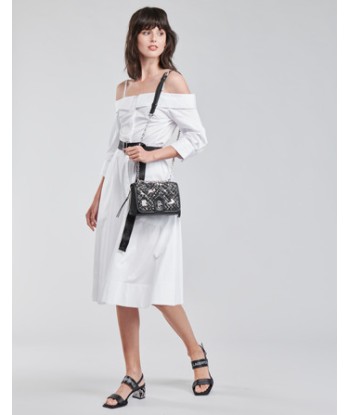 Robe femmes Karl Lagerfeld COLDSHOULDERSHIRTDRESS Blanc
