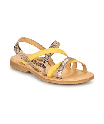 Sandales enfant filles Citrouille et Compagnie GENTOU Jaune