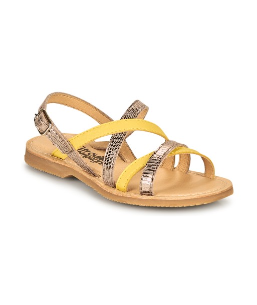 Sandales enfant filles Citrouille et Compagnie GENTOU Jaune