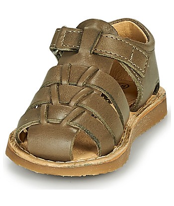 Sandales enfant garcons Citrouille et Compagnie MISTIGRI Kaki