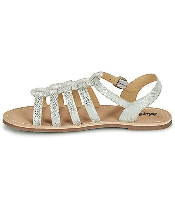 Sandales enfant filles Citrouille et Compagnie MAYANA Blanc