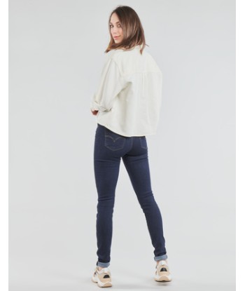 Chemise femmes Levis ZOEY PLEAT UTILITY SHIRT Blanc