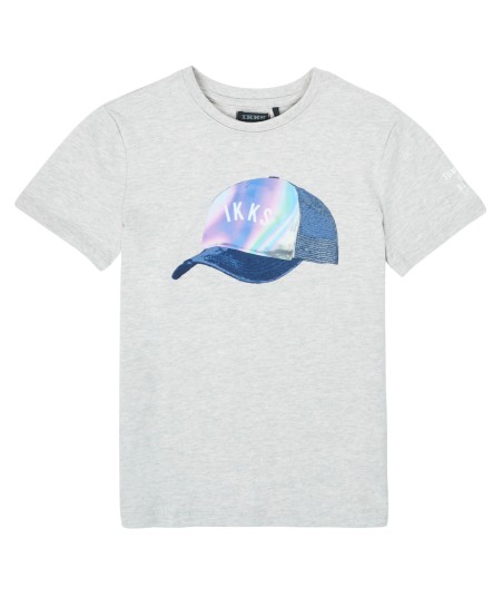 T-shirt enfant garcons Ikks SOLIDA Gris