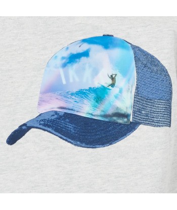 T-shirt enfant garcons Ikks SOLIDA Gris