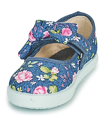 Ballerines enfant filles Citrouille et Compagnie OZETTE Bleu